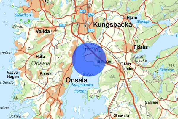 Hanhals 31 maj 19.40, Trafikolycka, Kungsbacka