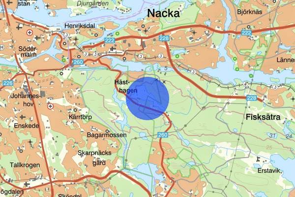 Källtorpssjön 01 juni 17.57, Räddningsinsats, Nacka