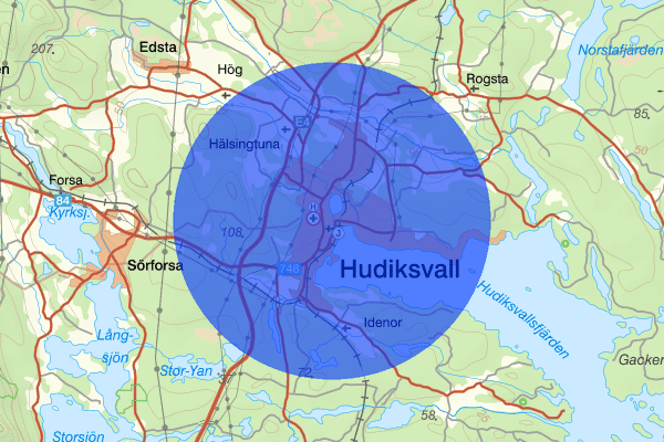 Hudiksvall 02 juni 08.52, Trafikolycka, Hudiksvall