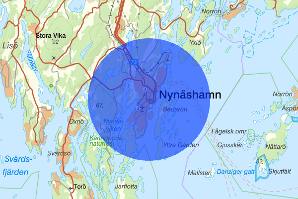 Nynäshamn 03 juni 17.36, Trafikolycka, vilt, Nynäshamn