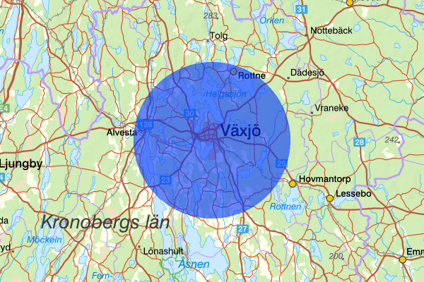 Växjö 04 juni 07.55, Trafikolycka, Växjö