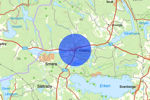 Edsbro 04 juni 17.38, Kontroll person/fordon, Norrtälje