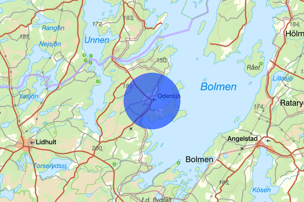 Odensjö 06 juni 13.44, Trafikolycka, Ljungby