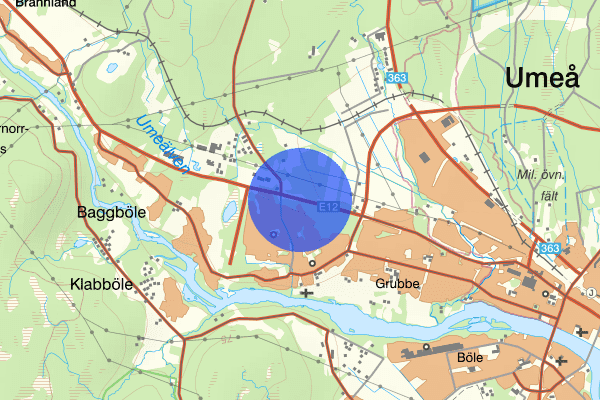 Vännäsvägen 07 juni 17.21, Trafikkontroll, Umeå