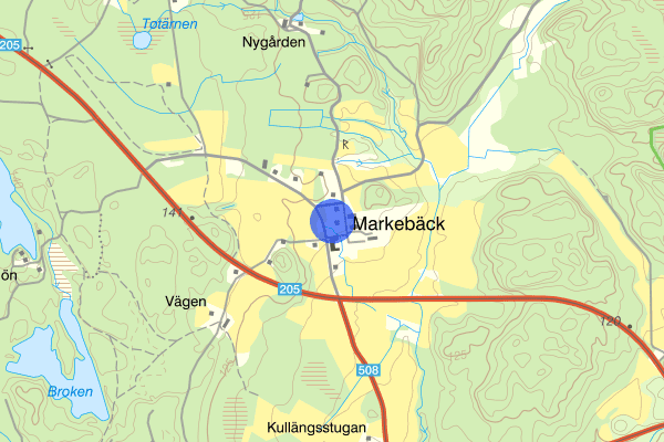 Markebäck 07 juni 18.47, Trafikolycka, Askersund