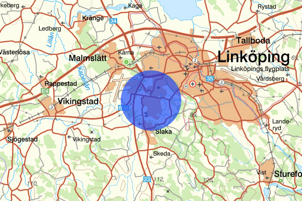 Lambohov 07 juni 20.48, Trafikolycka, Linköping