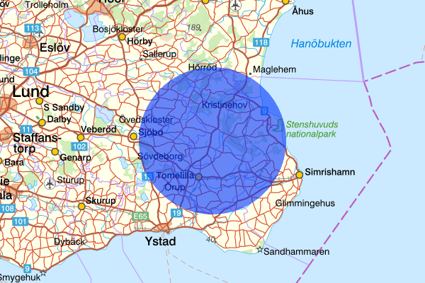  07 juni 20.05, Misshandel, Tomelilla