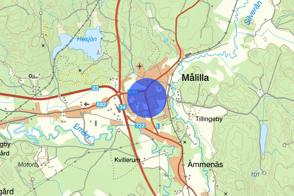 Södra Långgatan 08 juni 07.53, Skadegörelse, Hultsfred