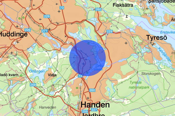 Skogås 08 juni 10.24, Rattfylleri, Huddinge