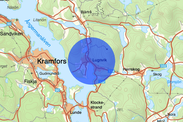 Lugnvik 10 juni 11.18, Trafikkontroll, Kramfors