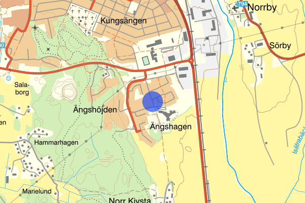 Norrskensgatan 10 juni 16.00, Trafikolycka, Sala