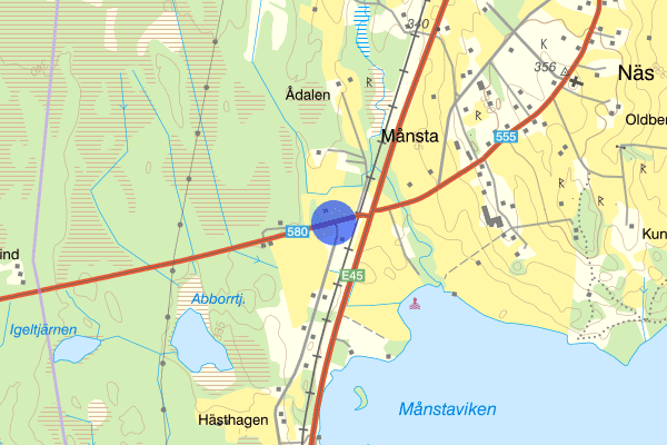 Näkten vägskäl E45 12 juni 07.42, Trafikolycka, Östersund