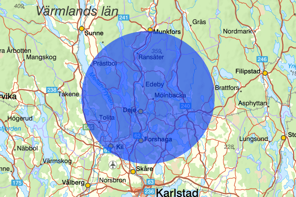  13 juni 14.18, Trafikolycka, singel, Forshaga