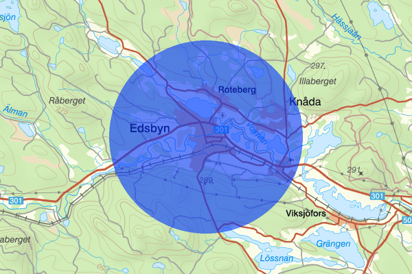 Edsbyn 13 juni 11.59, Trafikolycka, personskada, Ovanåker