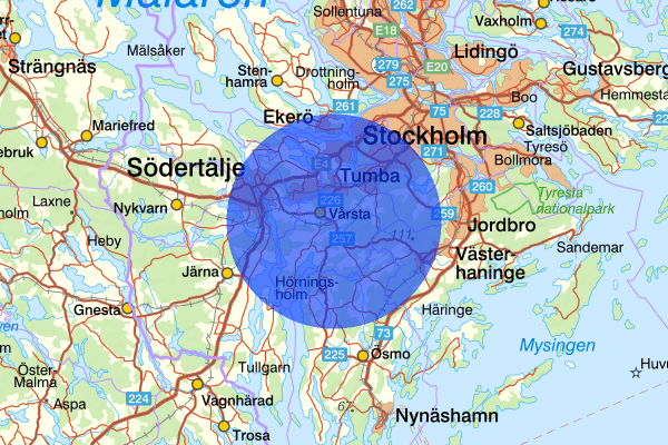  13 juni 14.42, Rån, försök, Botkyrka