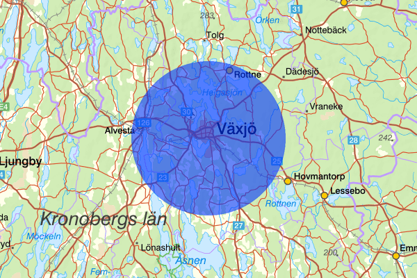 Växjö 14 juni 07.31, Trafikolycka, Växjö