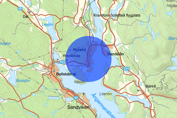 Nyland 14 juni 18.58, Brand, Kramfors