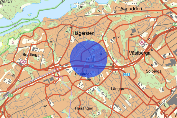 Västertorp 14 juni 21.35, Trafikolycka, vilt, Stockholm