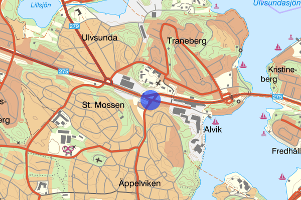 Alviksplan 16 juni 16.30, Trafikolycka, personskada, Stockholm