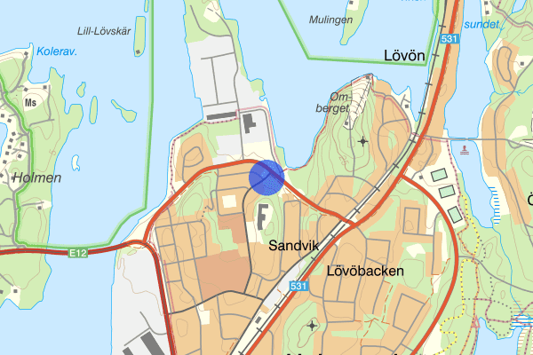 Sandviksvägen 17 juni 19.17, Trafikolycka, Umeå