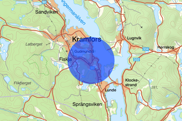 Frånö 18 juni 07.24, Sammanfattning natt, Västernorrlands län