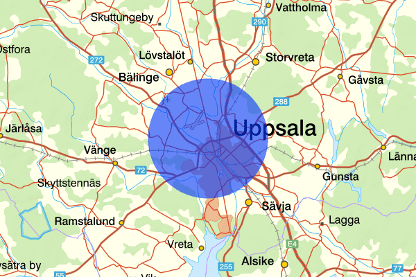 Fyrisån 17 juni 18.57, Anträffad död, Uppsala