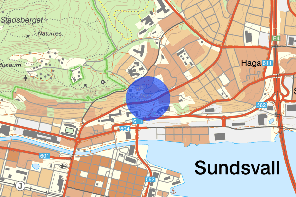 Tivolivägen 18 juni 14.44, Trafikkontroll, Sundsvall