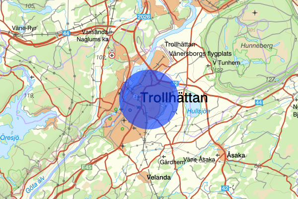 Stavre 18 juni 16.11, Trafikolycka, Trollhättan