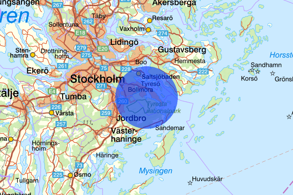  18 juni 17.03, Misshandel, Tyresö