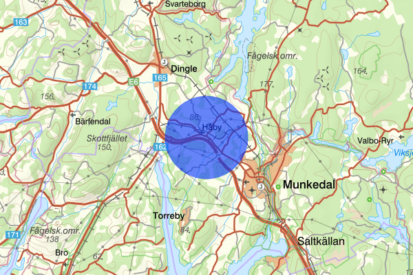 Håby 20 juni 15.43, Trafikolycka, Munkedal