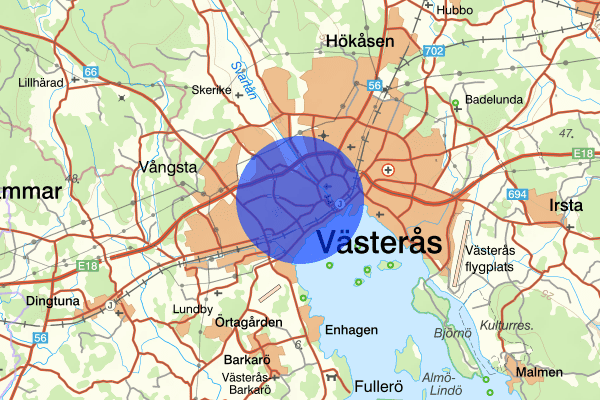 Jakobsberg 21 juni 03.41, Stöld/inbrott, Västerås