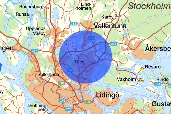  21 juni 09.41, Arbetsplatsolycka, Täby