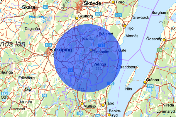  21 juni 03.40, Misshandel, grov, Tidaholm