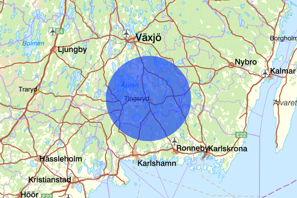  22 juni 02.01, Trafikbrott, Tingsryd