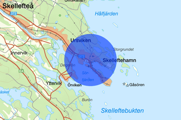 Skelleftehamn 23 juni 09.44, Arbetsplatsolycka, Skellefteå