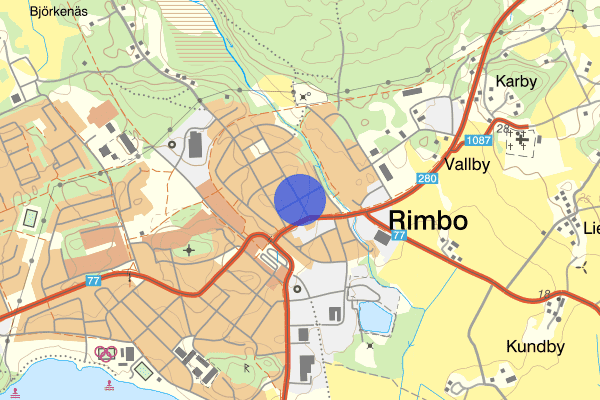 Ulriksdalsvägen 23 juni 11.56, Rån, Norrtälje