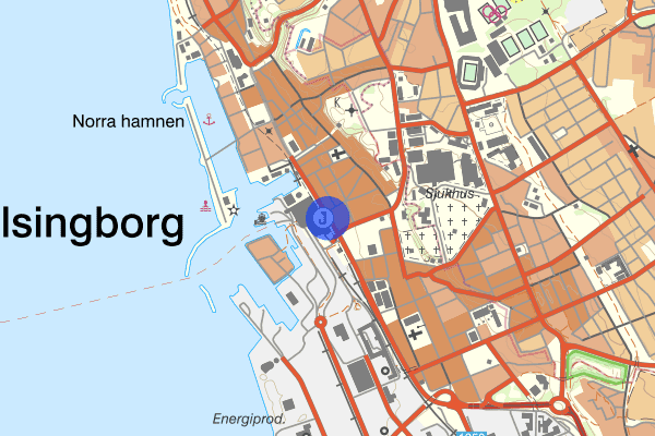 Järnvägsgatan 23 juni 20.09, Bråk, Helsingborg