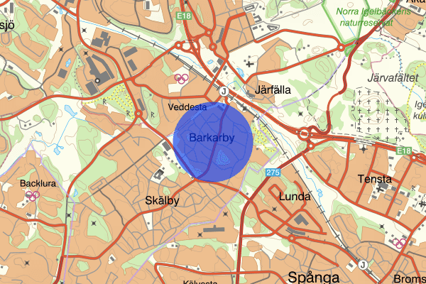 Skälbyvägen 24 juni 03.27, Trafikolycka, personskada, Järfälla