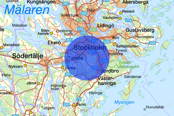  24 juni 06.58, Trafikolycka, personskada, Huddinge