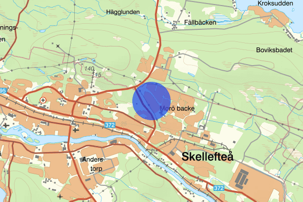 Höjdgatan 24 juni 07.54, Trafikkontroll, Skellefteå