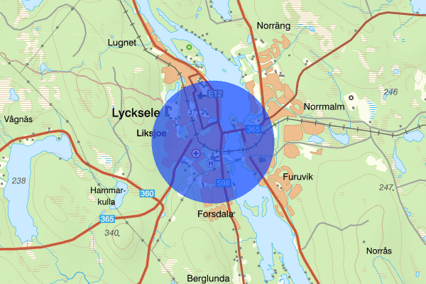 Villaryd 25 juni 07.52, Trafikkontroll, Lycksele