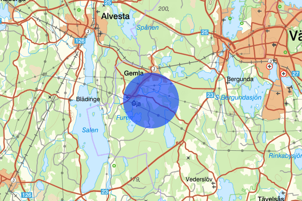 Öja 25 juni 11.39, Försvunnen person, Växjö