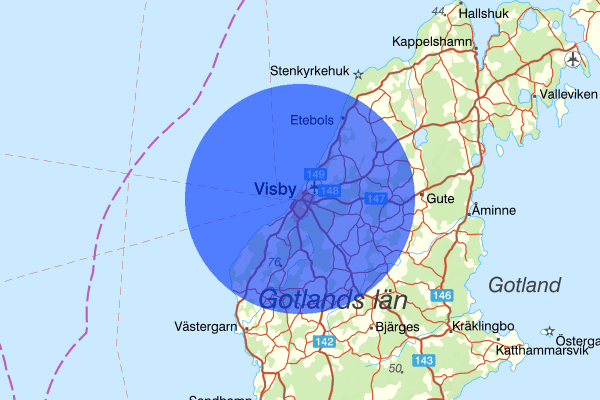 Visby 26 juni 00.42, Våld/hot mot tjänsteman, Gotlands län