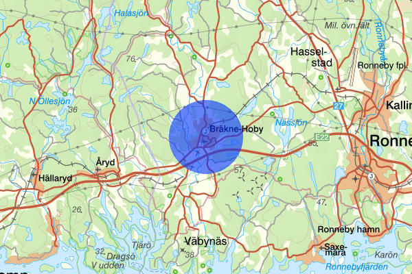 Bräkne-Hoby 26 juni 10.43, Arbetsplatsolycka, Ronneby