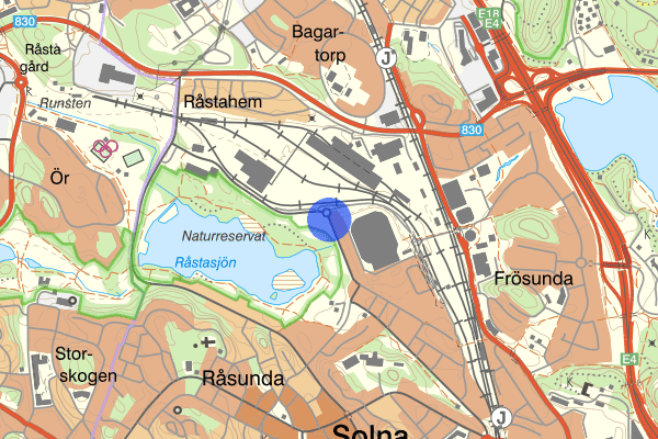 Evenemangsgatan 26 juni 12.48, Djur, Solna