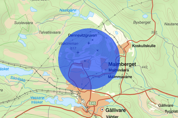 Malmberget 26 juni 18.41, Olovlig körning, Gällivare