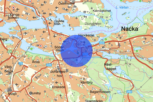 Hammarby sjöstad 27 juni 00.46, Rån, Stockholm