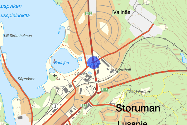 Clp Storuman parkskolan E12 29 juni 09.00, Trafikkontroll, Storuman