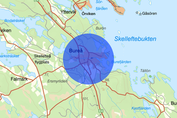 Bureå 30 juni 07.54, Trafikkontroll, Skellefteå