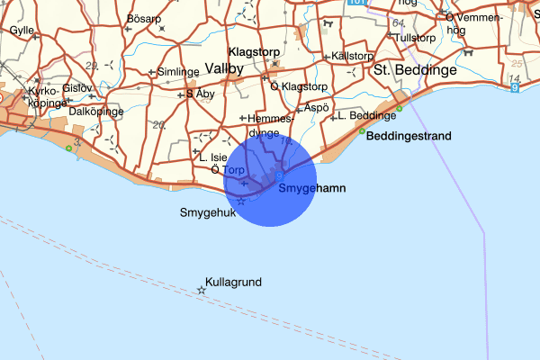 Smygehamn 30 juni 15.54, Trafikolycka, Trelleborg